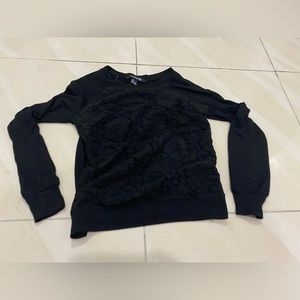 Forever 21 Women’s Black Pullover Texture Sweater Size S